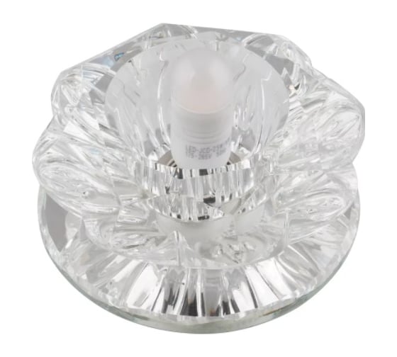 Декоративный встраиваемый светильник Fametto серия Fiore DLS-F101 G9 GLASSY CLEAR 9975 1