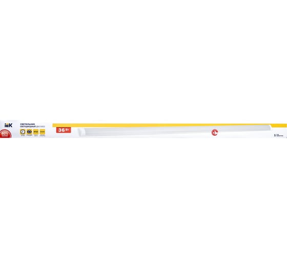 Светильник IEK ДБО 5002, LED, 36вт, 4000К, IP20, 1200мм, металл LDBO0-5002-36-4000-K02