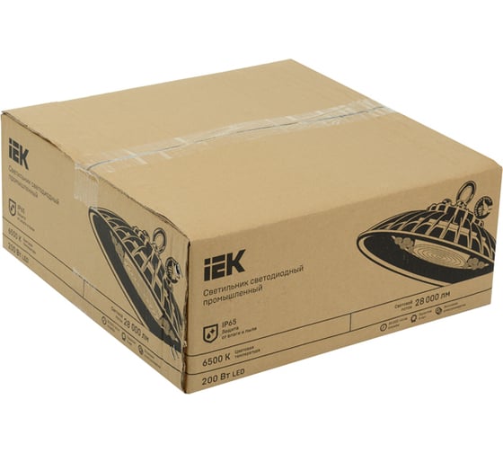 Светильник IEK ДСП 3012 PRO, 200вт, 120 градусов, 6500К, IP65, алюминий LDSP0-3012-200-120-K23