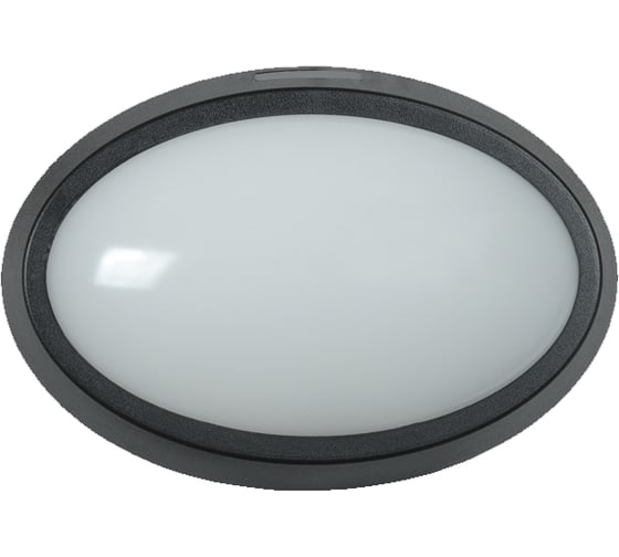 Светильник IEK LED ДПО 5041, 12вт, 4000K, IP65, овал черный LDPO0-5041-12-4000-K02 1
