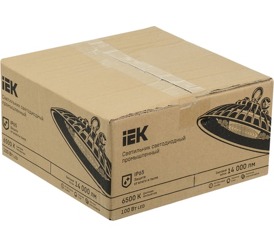 Светильник IEK ДСП 3006 PRO, 100вт, 120 градусов, 6500К, IP65, алюминий LDSP0-3006-100-120-K23
