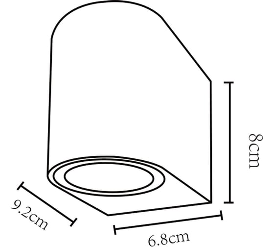 Уличный светильник Arte Lamp COMPASS A3102AL-1GY
