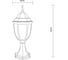 Уличный светильник Arte Lamp PEGASUS A3151FN-1BN 5