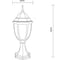 Уличный светильник Arte Lamp PEGASUS A3151FN-1WG 5