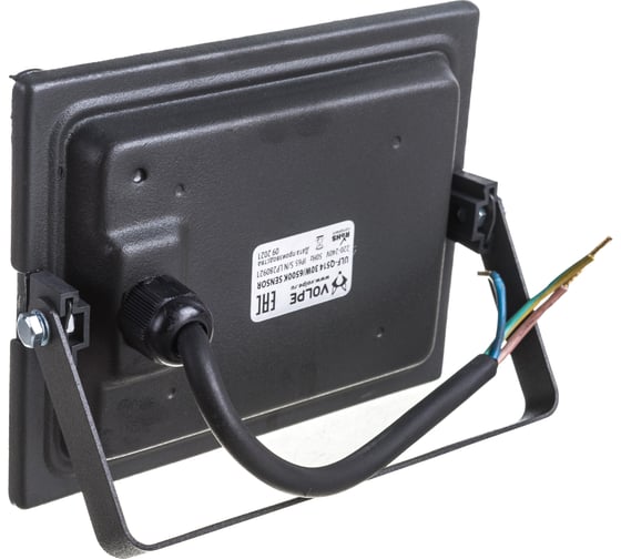 Светодиодный прожектор Volpe ULF-Q514 30W/6500K SENSOR IP65 220-240В BLACK UL-00007121