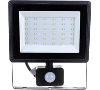 Светодиодный прожектор IEK СДО 06-50Д, черный, с датчиком движения, IP54, 6500K LPDO602-50-65-K02