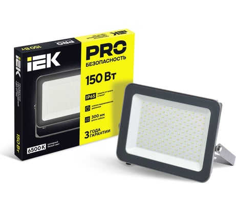 Светодиодный прожектор IEK СДО 07-150, серый, IP65 LPDO701-150-K03