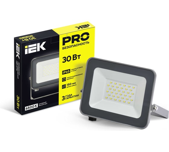Светодиодный прожектор IEK СДО 07-30, IP65 LPDO701-30-K03
