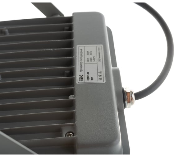 Светодиодный прожектор IEK СДО 07-30, IP65 LPDO701-30-K03