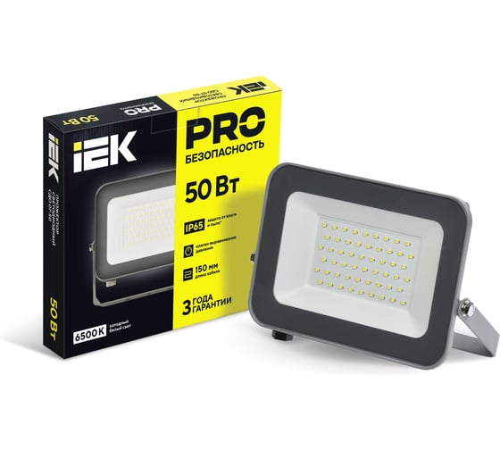 Светодиодный прожектор IEK СДО 07-50, IP65 LPDO701-50-K03