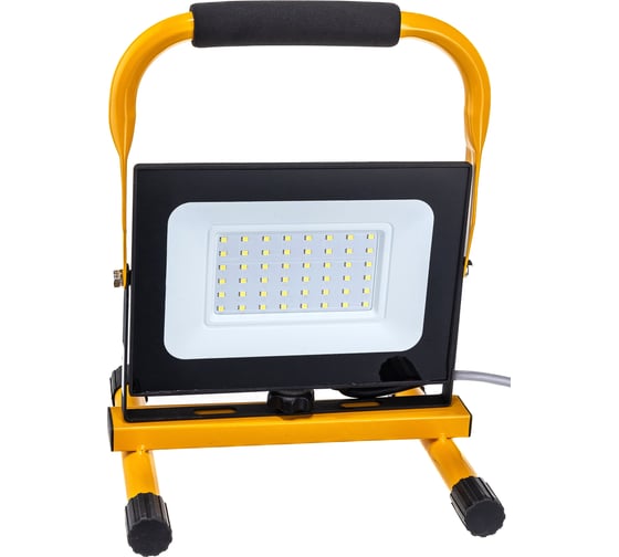 Переносной светодиодный прожектор IEK LED СДО 06-50П, 6500К, IP65, черный LPDO603-050-65-K02