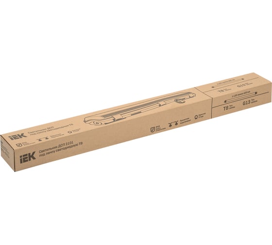 Светильник IEK ДСП 2101, под LED лампу 1хT8 600мм, IP65 LDSP0-2101-1X060-K01