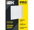 LED панель ДВО IEK 6572-P 45вт 6500К 595х595х20 призма LDVO2-6572-45-6500-K01 2