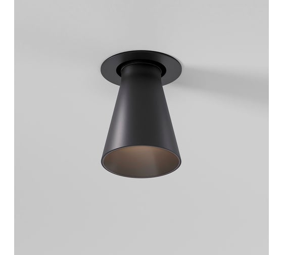 Светильник встраиваемый светодиодный Elektrostandard Bell 8W 3000K черный a068058