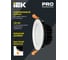 Светильник IEK LED ДВО, 1820, PRO, белый, круг, 15вт, 4000K, IP54 LDVO0-1820-15-4000-K01 2