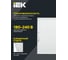 Панель IEK, LED с равномерным свечением ДВО 6575, 595х595х25мм, 40вт, 6500К опал LDVO0-6575-40-6500-K01 3