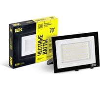 Светодиодный прожектор IEK СДО 06-70 черный IP65 6500 K LPDO601-70-65-K02