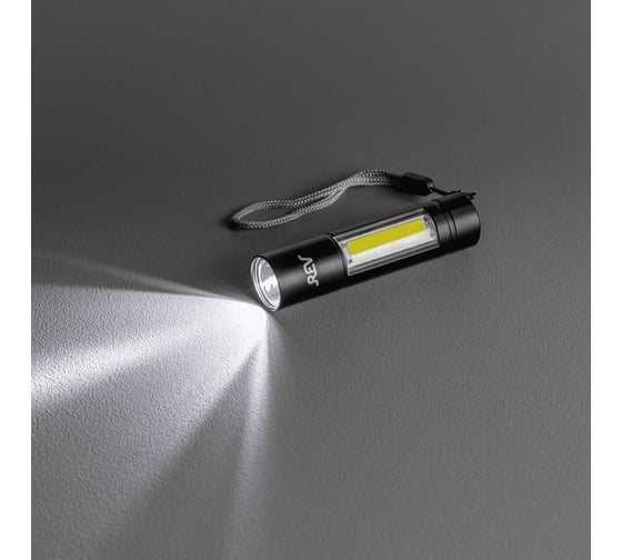 Компактный аккумуляторный фонарь REV 2 в 1 из алюминиевого сплава AccuPRO600 USB 29125 1