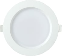 Светильник IEK, LED ДВО 1702 белый круг 12вт 3000K IP40 LDVO0-1702-12-3000-K01
