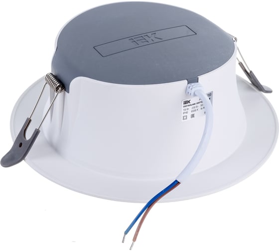 Светильник IEK, LED ДВО 1703 белый круг 18вт 6500K IP40 LDVO0-1703-18-6500-K01