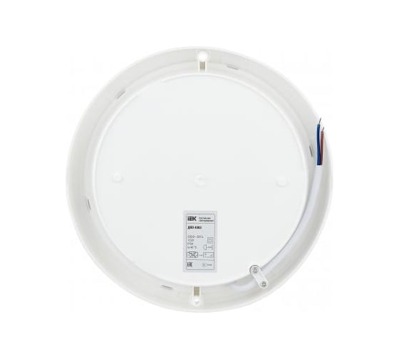 Светильник IEK, LED ДПО 4003 15вт IP54 4000K круг белый LDPO0-4003-15-4000-K01