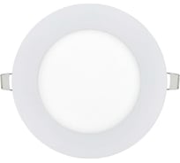 Светильник IEK, ДВО 1602 белый круг LED 7вт 4000К IP20 LDVO0-1602-1-7-K02