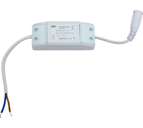 Светильник IEK, ДВО 1605 белый круг LED 12вт 4000K IP20 LDVO0-1605-1-12-K02