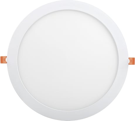Светильник IEK, ДВО 1610 белый, круг LED 24вт 6500 IP20 LDVO0-1610-1-24-6500-K01