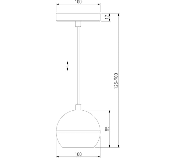 Накладной светильник Elektrostandard DLS023 черный a047775