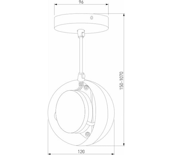 Накладной светильник Elektrostandard DLN050, GX53, белый/хром a047808