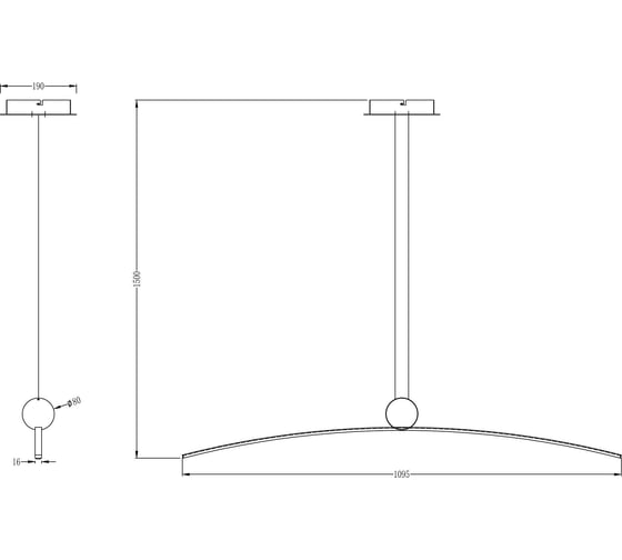 Подвесной светильник ARTE LAMP ARNO A3362SP-25BK