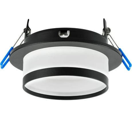 Светильник потолочный SPECTR 1шт., спот, точечный под сменную лампу GX53 (черный) SPC 04BL