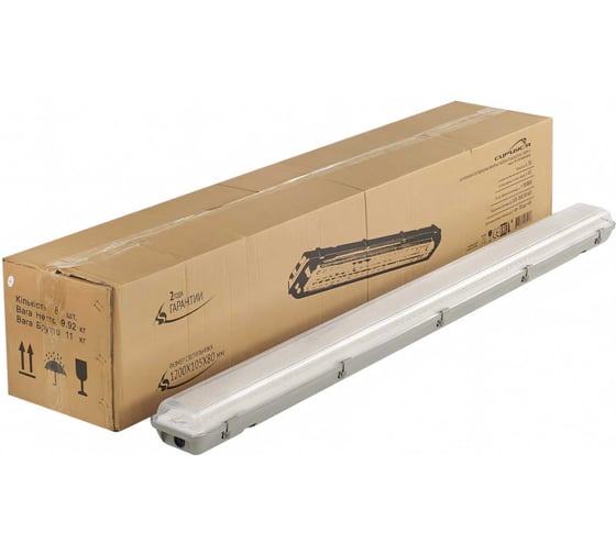 Светодиодный линейный светильник Сириус А TP 3200Лм IP65 TP-1200-36W-Slim-PR-65K