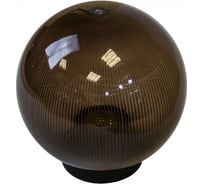 Садово-парковый светильник ЭРА НТУ 02100355 шар, дымчатый, призма, D=350mm, Е27, 4/12 Б0048073