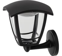 Садово-парковый светильник ЭРА ДБУ 078001 Дели черный 4 гранный IP44 светодиодный 8Вт 3000K Б0064196