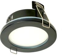 Светильник встраиваемый FERON DL544 потолочный GX53 черный IP44, 51230