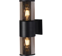 Светильник садово-парковый FERON DH1302, на стену вверх/вниз, E27 230V, черный, 51331