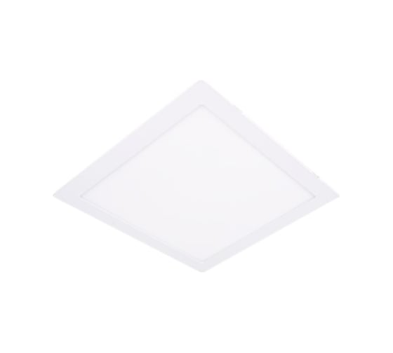 Светильник встраиваемый Ecola LED downlight 2021 Квадратный даунлайт с драйвером 24W 220V 6500K 300x300x20 DSRD24ELC 1