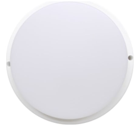 Светильник накладной Ecola LED ДПП с датчиком движения Круг IP65 матовый белый 24W 220V 6500K 210x45 DMRD24ELC