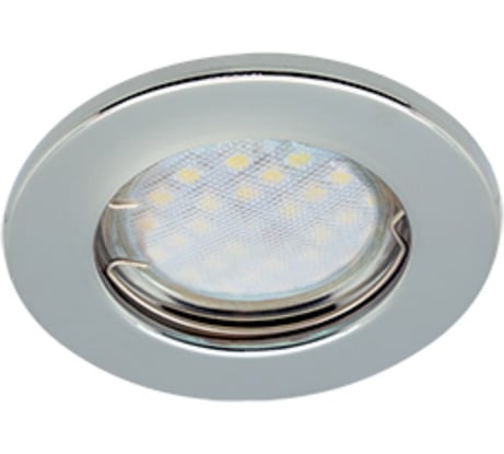 Светильник встраиваемый плоский Ecola Light MR16 DL90 GU5.3 Хром 30x80 - 2pack (кd74) FC1621EFY