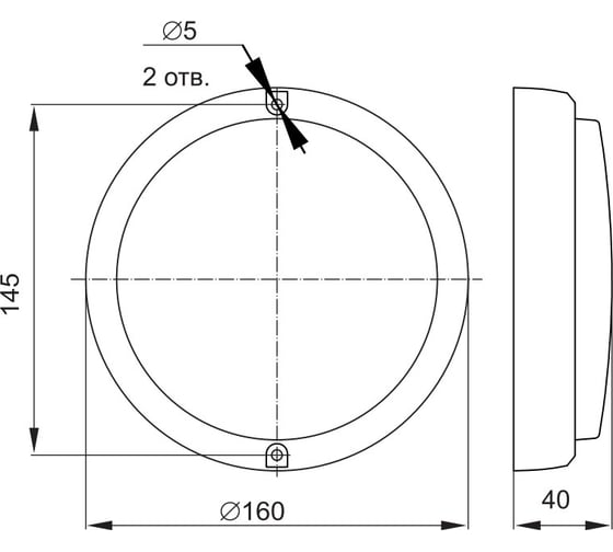 Светильник IEK LED ДПО 4005 8вт IP54 6500K круг белый LDPO0-4005-8-6500-K01