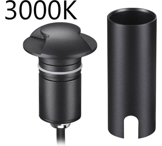 Встраиваемый грунтовый светильник ODEON LIGHT LED 3W WALD 6662/2GL 6662/2GL3