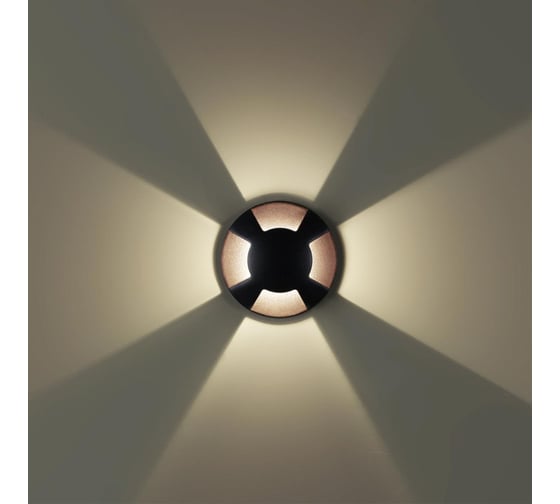 Встраиваемый грунтовый светильник ODEON LIGHT LED 3W WALD 6662/3GL 6662/3GL3