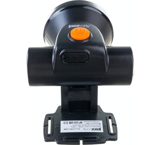 Фонарь аккумуляторный налобный Jazzway Jаzzway AccuH8-L3W 3Вт IP20 2 режима: яркий 4ч/экономичн. 15ч аккумуляторный 2А.ч регулируемый угол наклона 5024571
