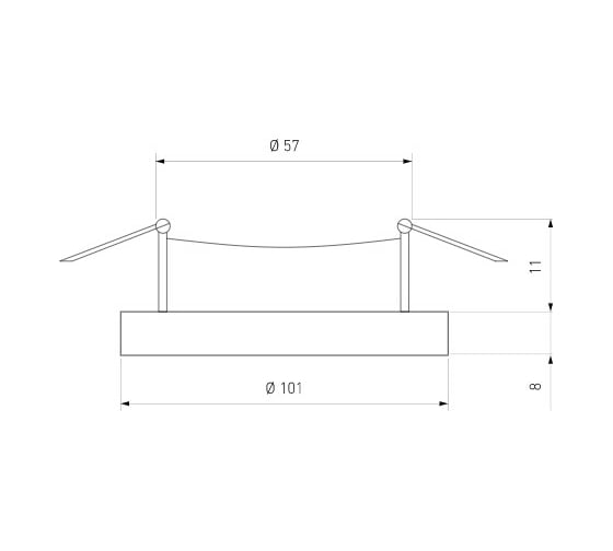 Встраиваемый светильник Elektrostandard 2246 MR16 SL/WH зеркальный, белый a047759