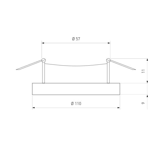 Встраиваемый светильник Elektrostandard 2244 MR16 SL/WH зеркальный, белый a047757