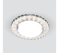 Встраиваемый светильник Elektrostandard 3034 GX53 SL/WH зеркальный/белый a047763