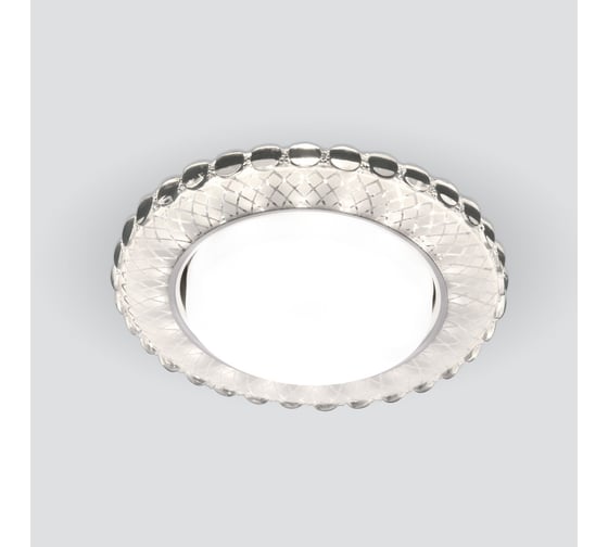 Встраиваемый светильник Elektrostandard 3034 GX53 SL/WH зеркальный/белый a047763 1