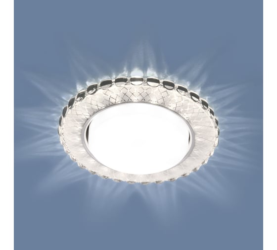 Встраиваемый светильник Elektrostandard 3034 GX53 SL/WH зеркальный/белый a047763