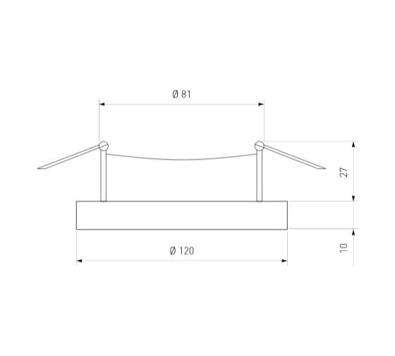 Встраиваемый светильник Elektrostandard 3034 GX53 SL/WH зеркальный/белый a047763